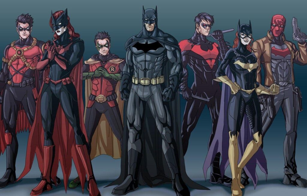 Wallpapers Batman, Bruce Wayne, Batgirl, Red Hood, Tim Drake