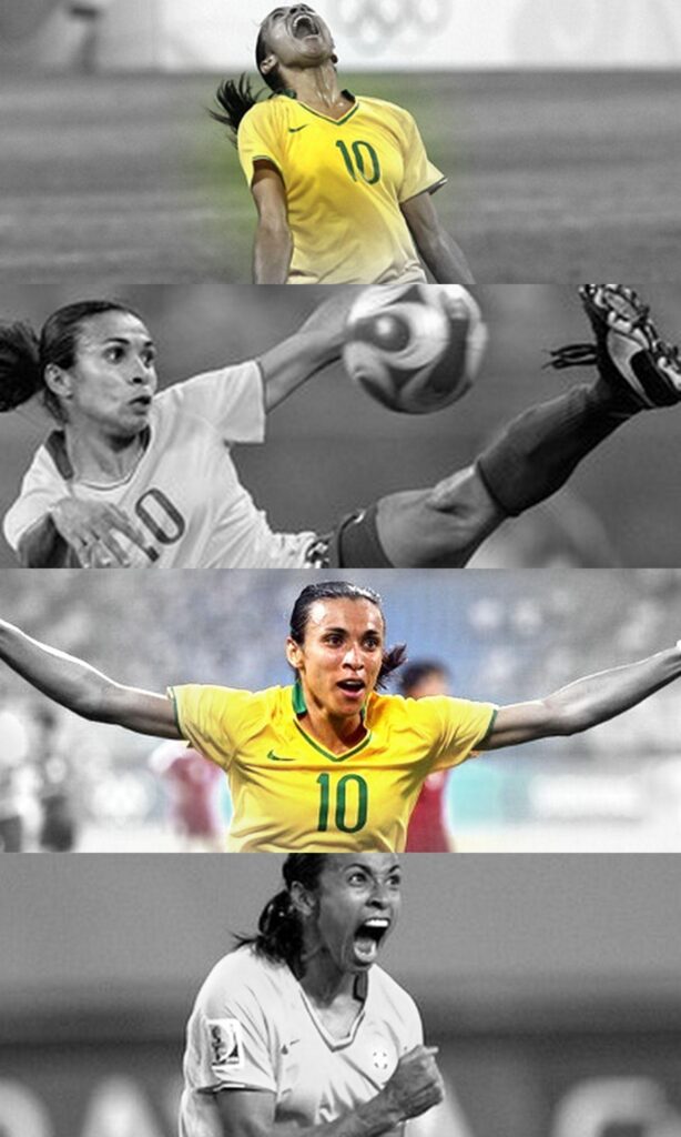 The most decorated player in women’s soccer, Marta Vieira da Silva