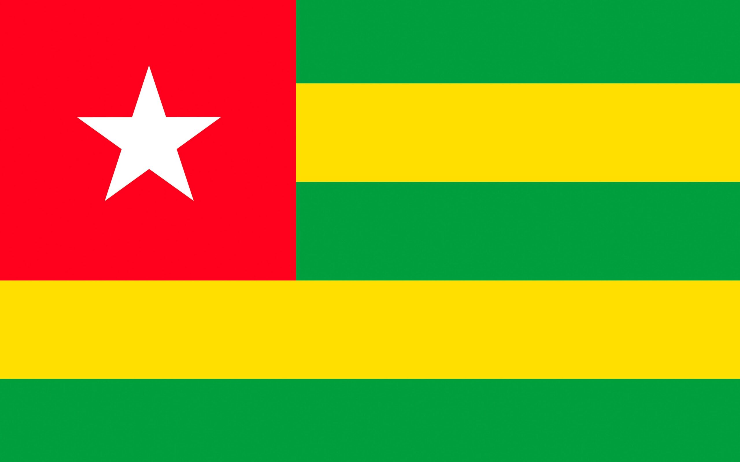 Picture Togo Flag Stripes