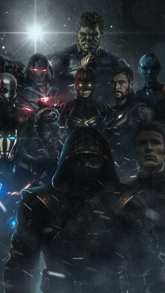 Avengers Endgame Poster Art iPhone Wallpapers