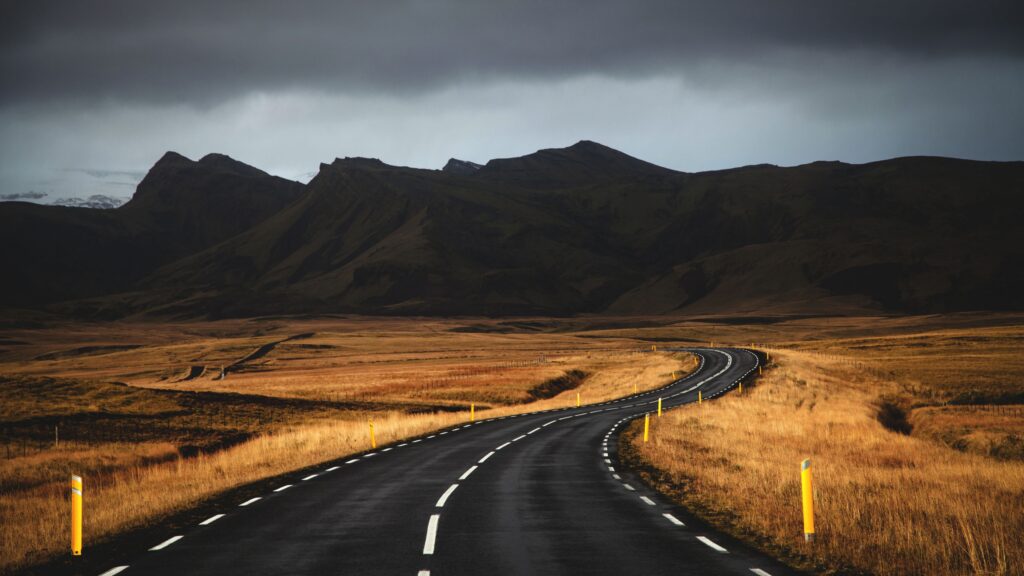 Wallpapers Iceland, k, k wallpaper, road, mountains, clouds, OS