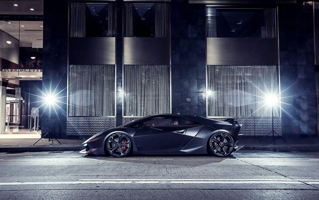 Black Lamborghini Sesto Elemento wallpapers