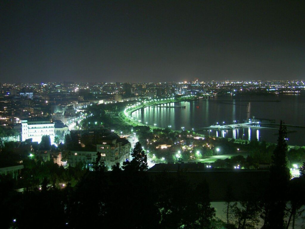 BAKU AT NIGHT – Dağüstü park, Baku, Azerbaijan