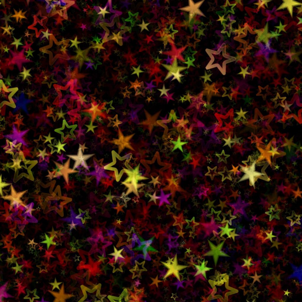 Download wallpapers stars, colorful, art, abstract ipad air