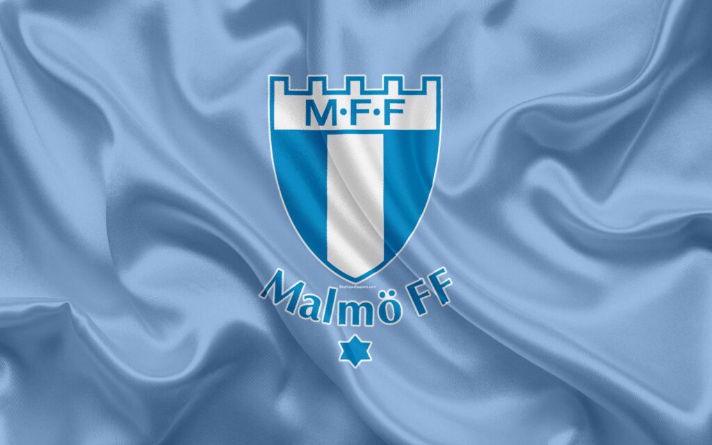 Download wallpapers Malmo FF FC, k, Swedish football club, logo