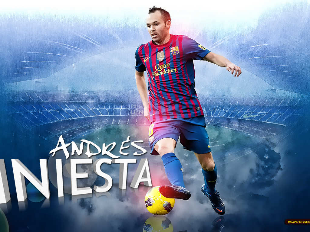 All Soccer Playerz 2K Wallpapers Andres Iniesta New 2K Wallpapers