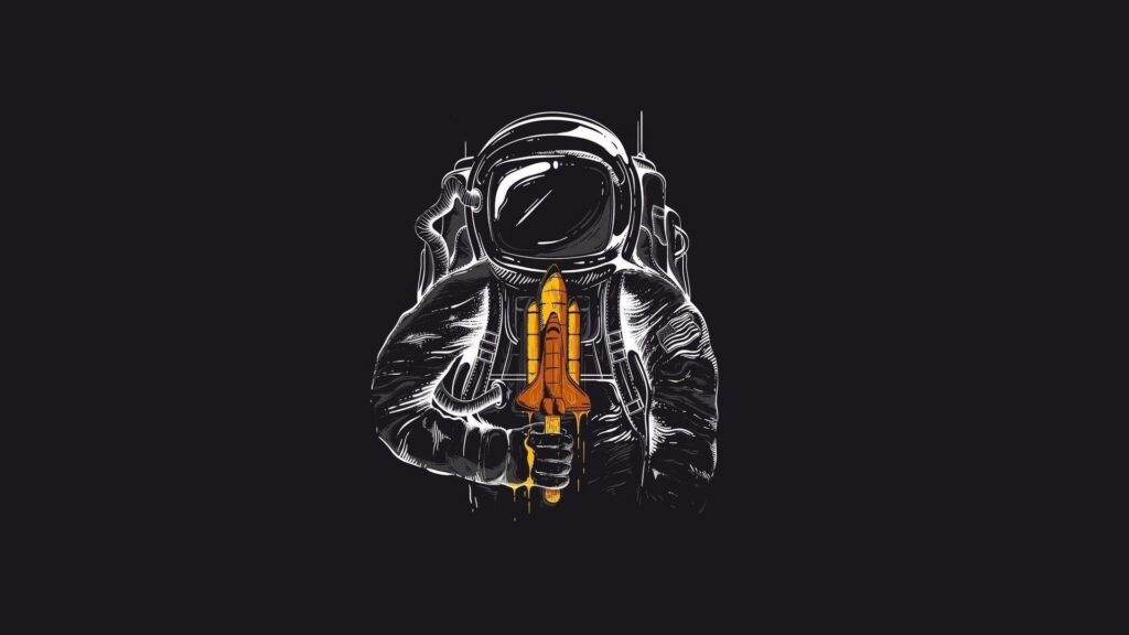 Minimalist Astronaut wallpapers