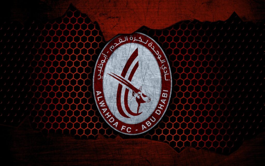 Download wallpapers Al Wahda, k, logo, UAE League, soccer, football