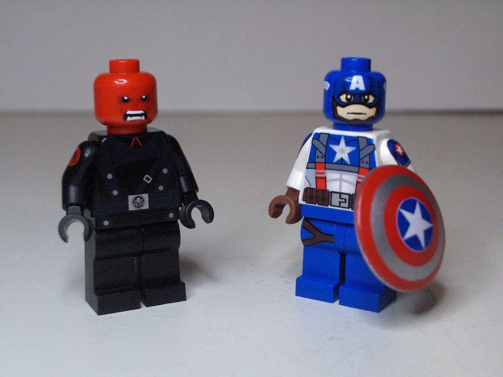 Captain America and Red Skull