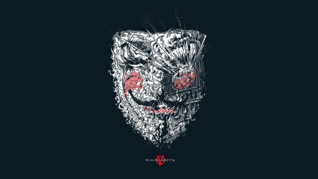 Anonymous V For Vendetta Big Ben Artwork 2K Wallpapers