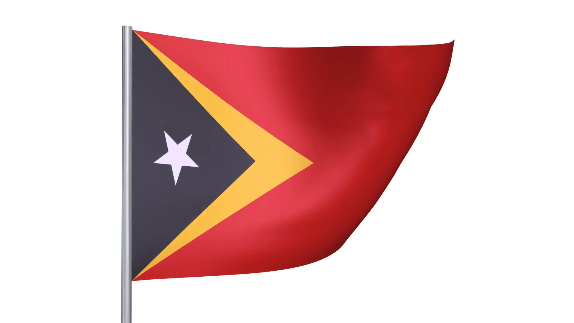 Flags country Republic of Timor