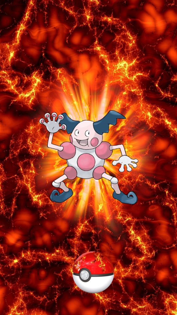 Fire Pokeball Mr Mime Barrierd Egg, or Mime Jr