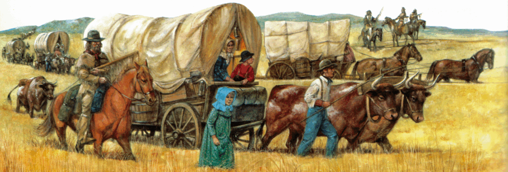 My Oregon Trail past Ancestors on the move