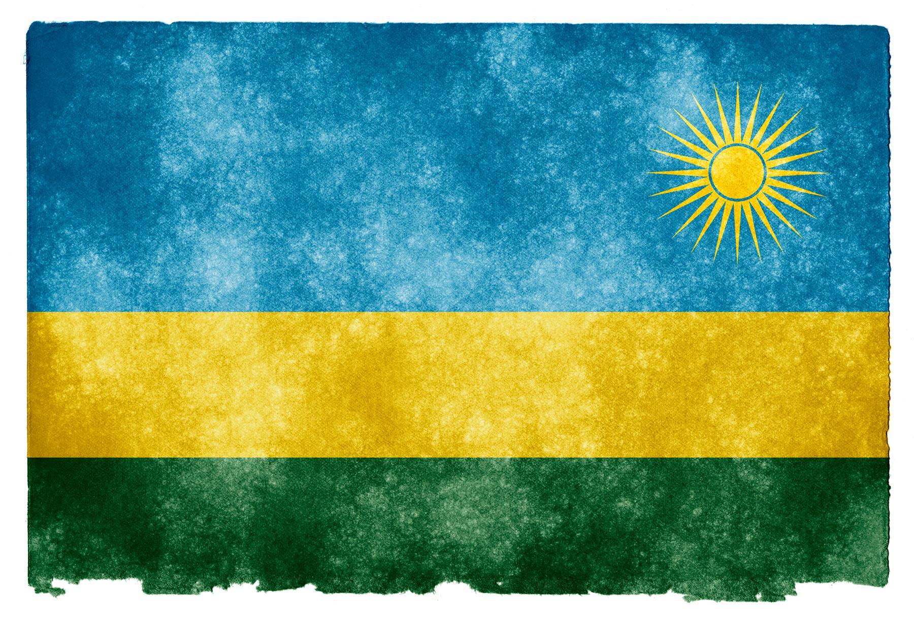 Free photo Rwanda Grunge Flag