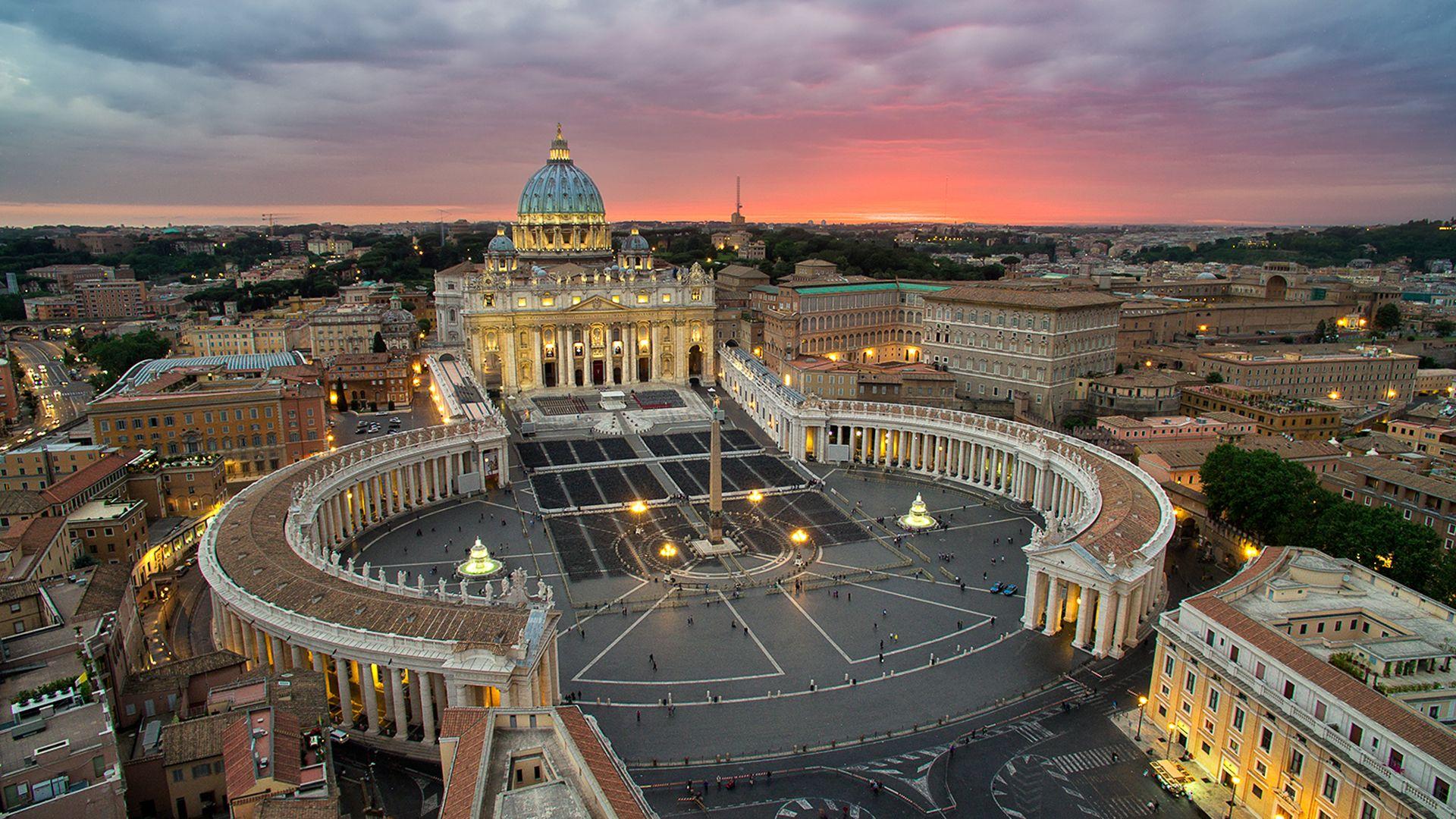 Vatican City, A City State Surrounded By Rome, Italy, Is The