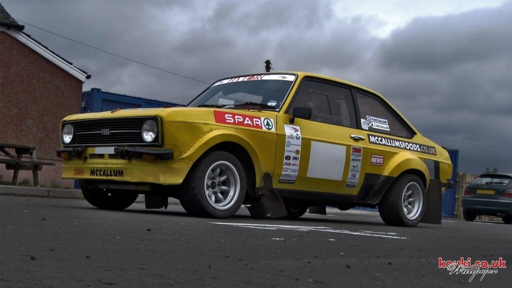 Wallpaper MK Ford Escort at Kames Trackday