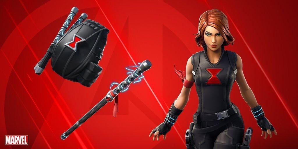 Black Widow Outfit Fortnite wallpapers
