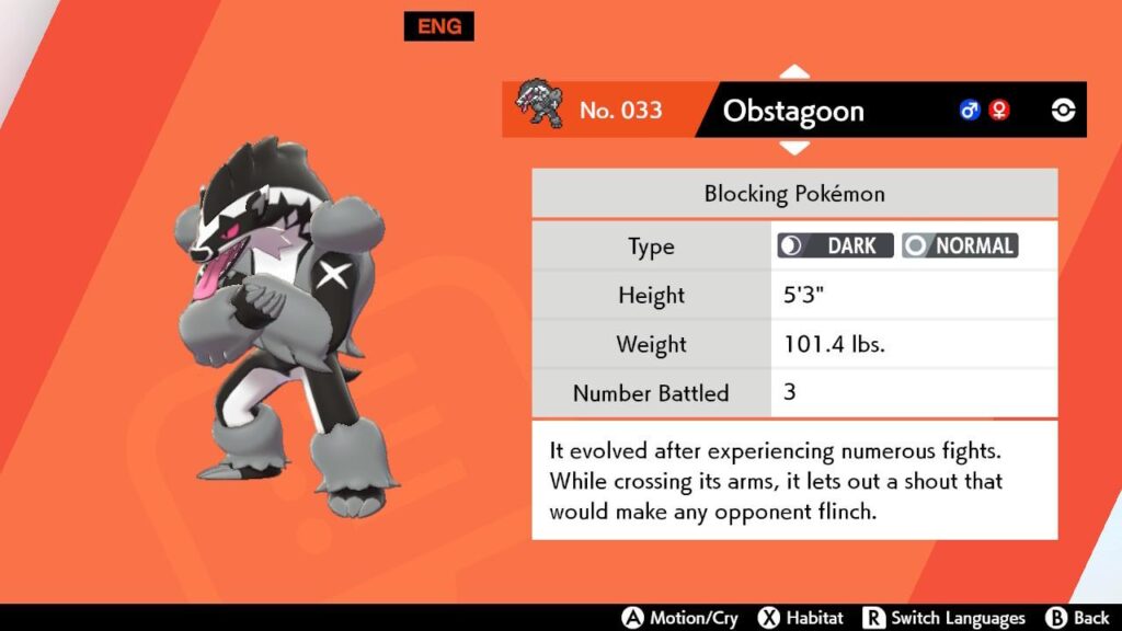 Pokemon Sword & Shield Evolve Linoone Into Obstagoon