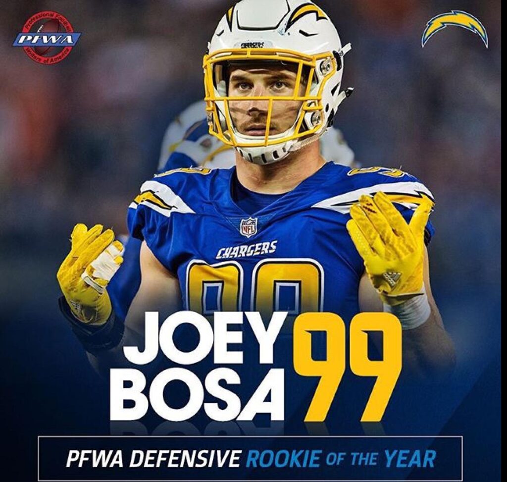 Joey Bosa Los Angeles Chargers! ⚡