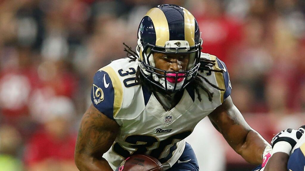Rams RB Todd Gurley is spending the offseason breaking ankles