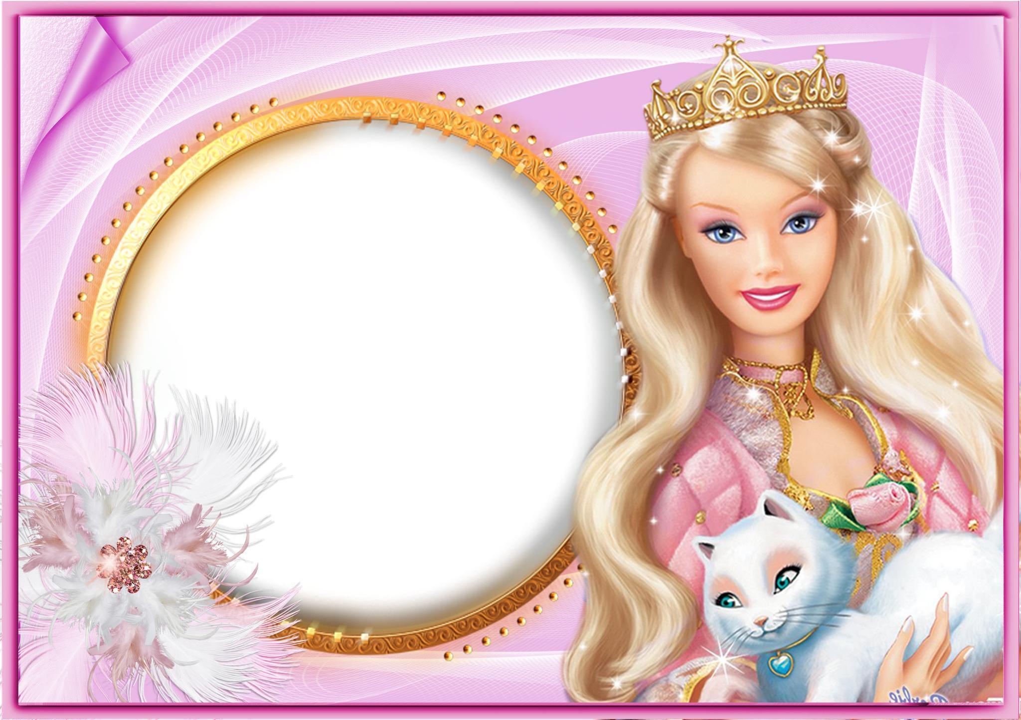 Barbie With Cat 2K Wallpapers