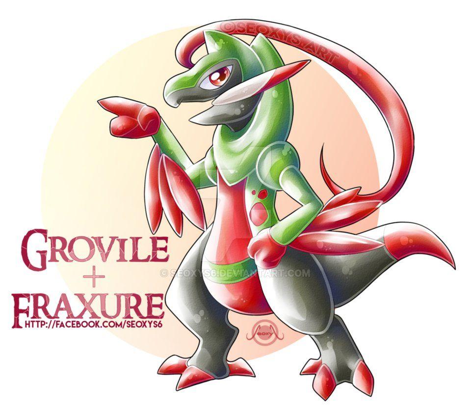 Grovile X Fraxure by Seoxys
