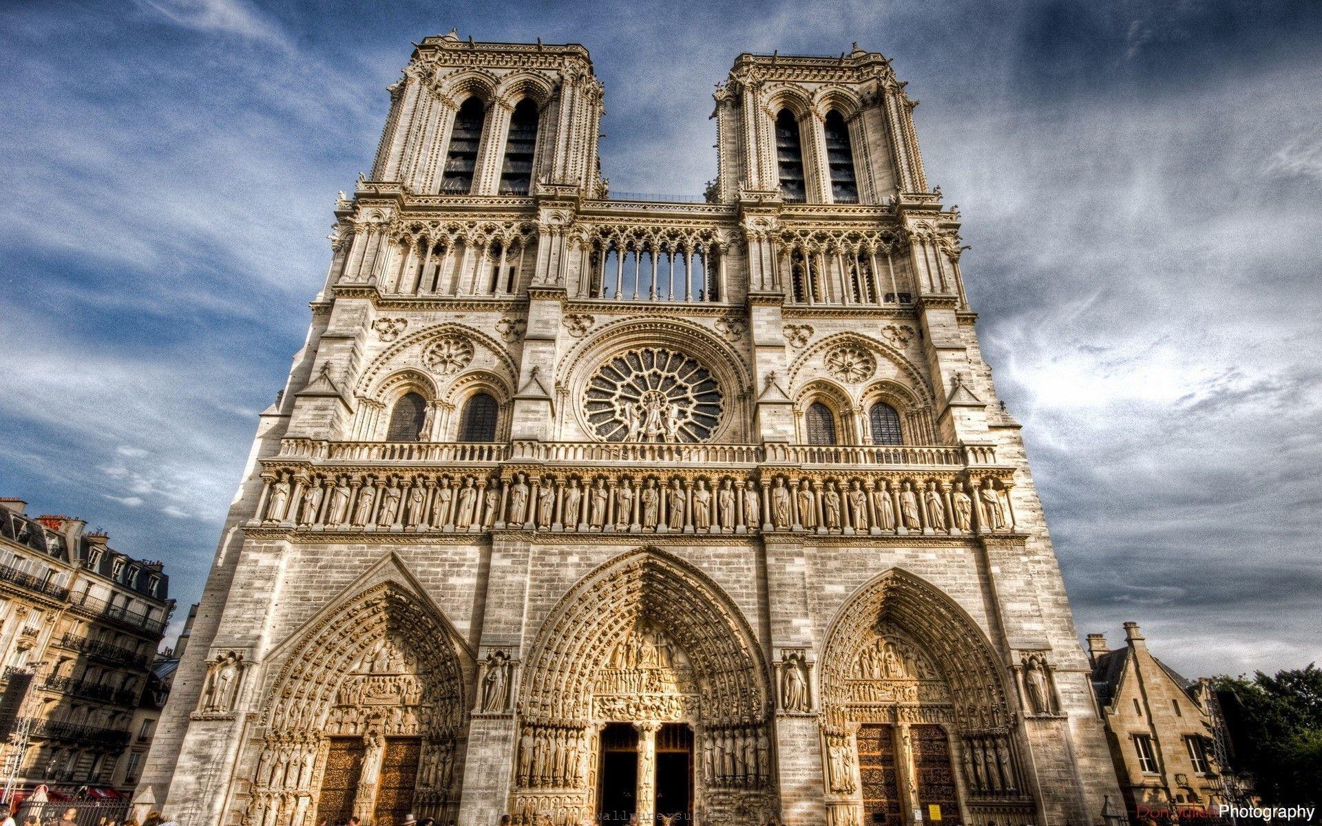 Notre Dame Cathed 2K Wallpaper, Backgrounds Wallpaper
