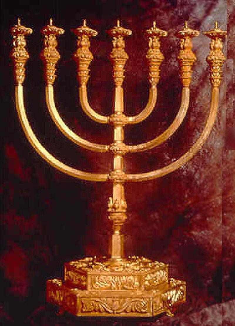 The menorah is described in the Bible as the seven