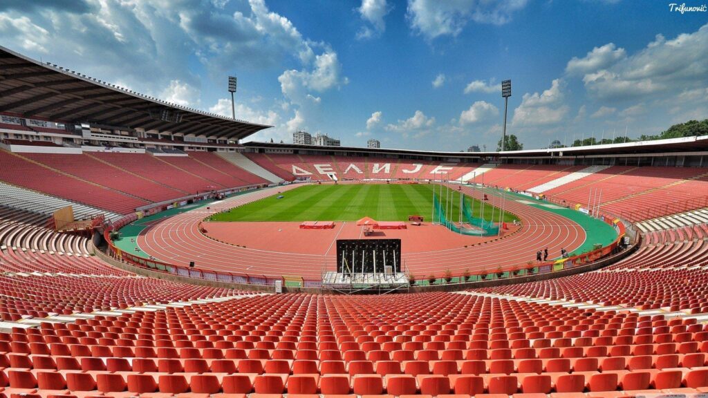 Maracana serbia red star stadium hdr 2K wallpapers