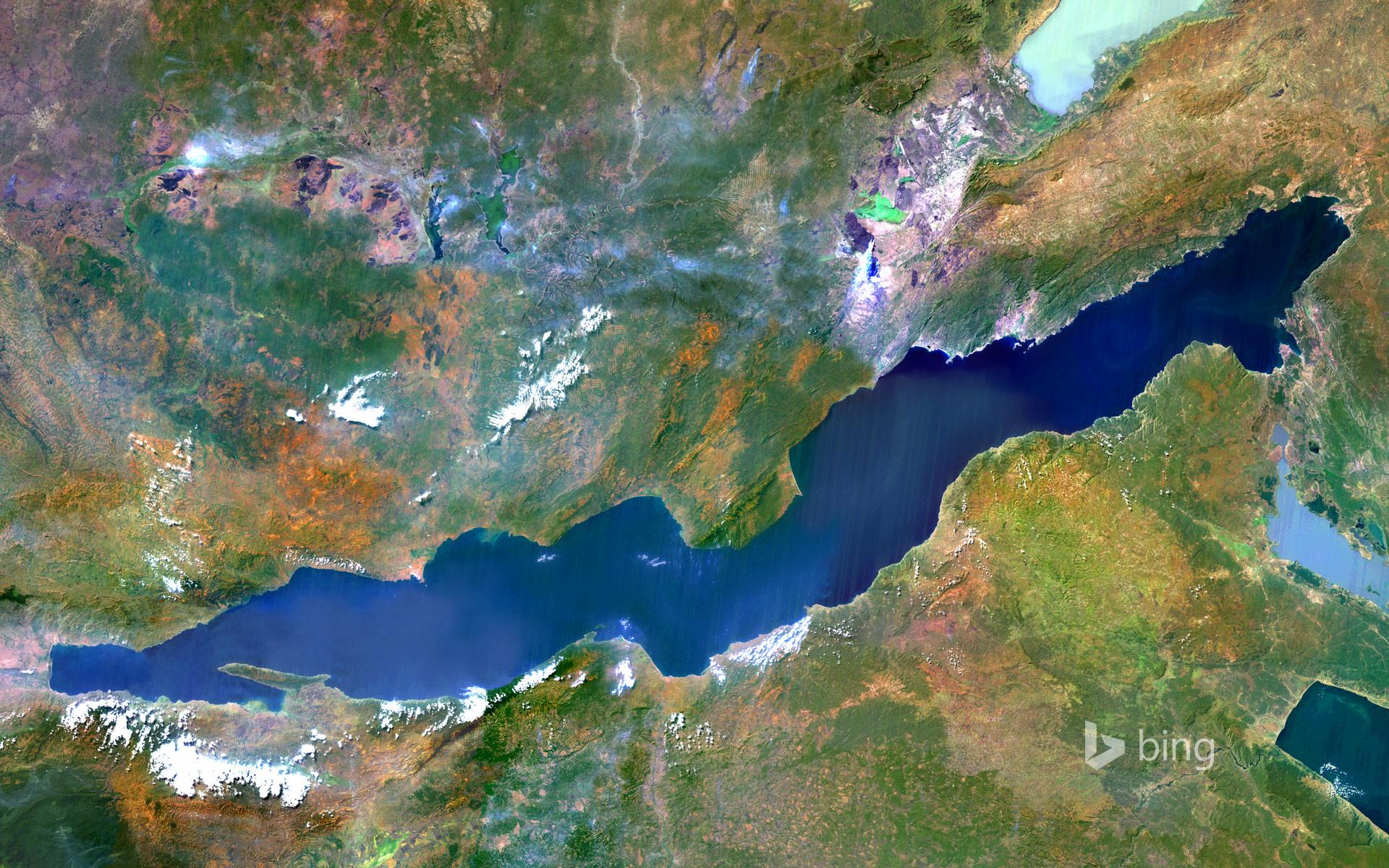 Lake Tanganyika, an African Great Lake divided between four