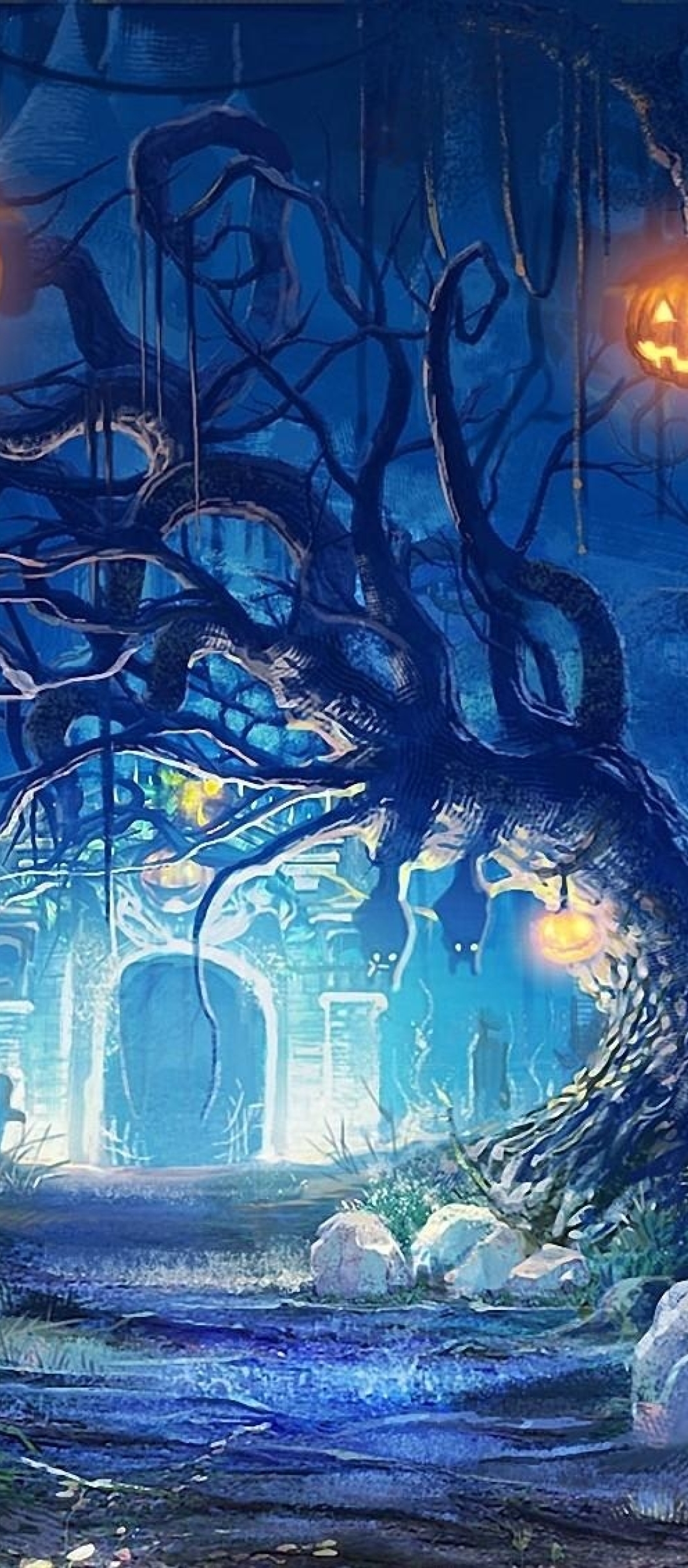 Halloween, holiday, castle Resolution Wallpapers