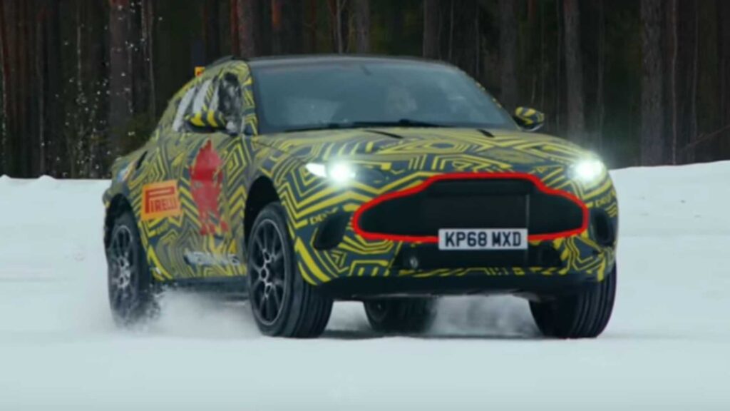 Aston Martin DBX Snowy Drifts Are Part Of Testing Procedure