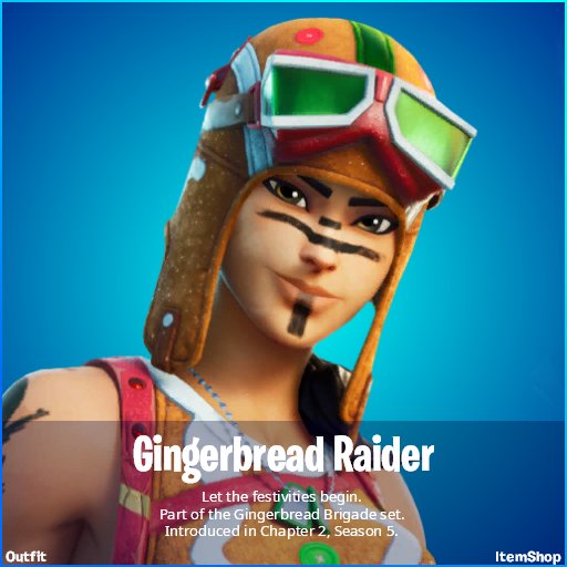 Gingerbread Raider Fortnite wallpapers
