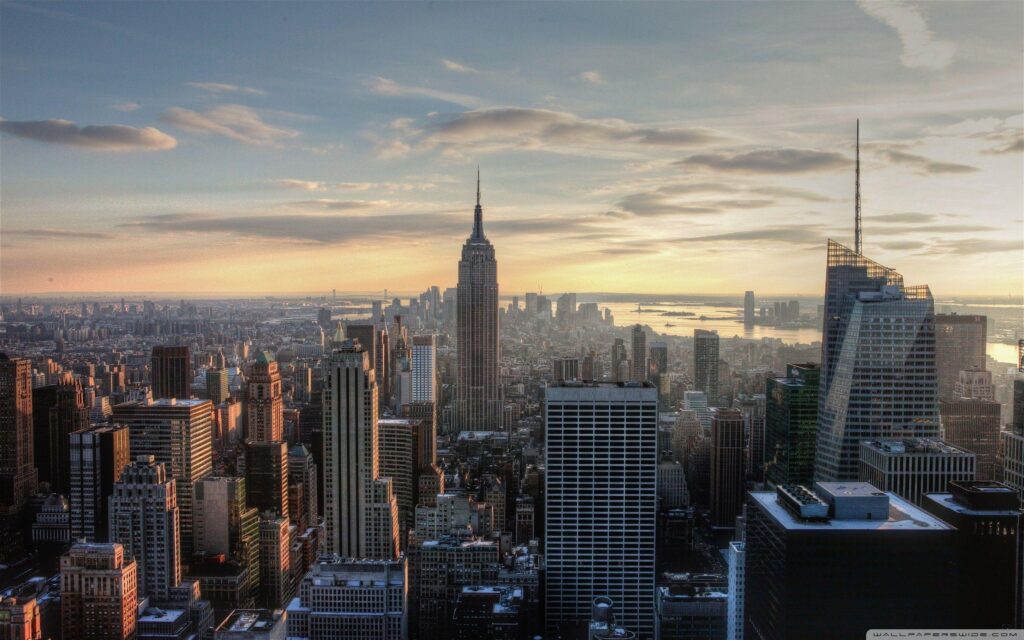 Aerial View Of Empire State Building 2K desk 4K wallpapers High