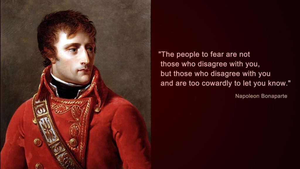 Napoleon Bonaparte People Disagree Quotes Wallpapers