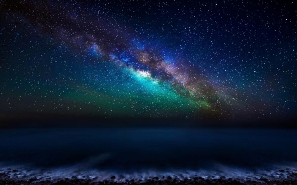 Milky Way Galaxy from the Canary Islands Android wallpapers for free