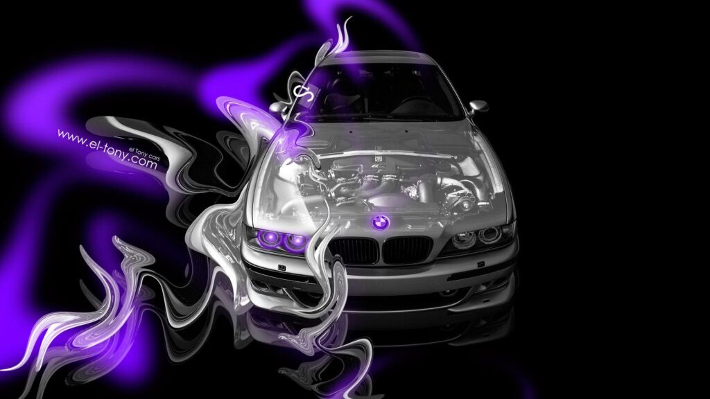 BMW E M Fantasy Engine Plastic Car