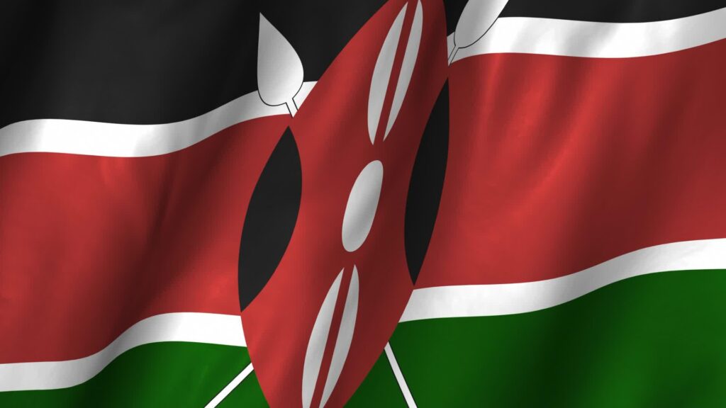Kenya Flag 2K Wallpaper