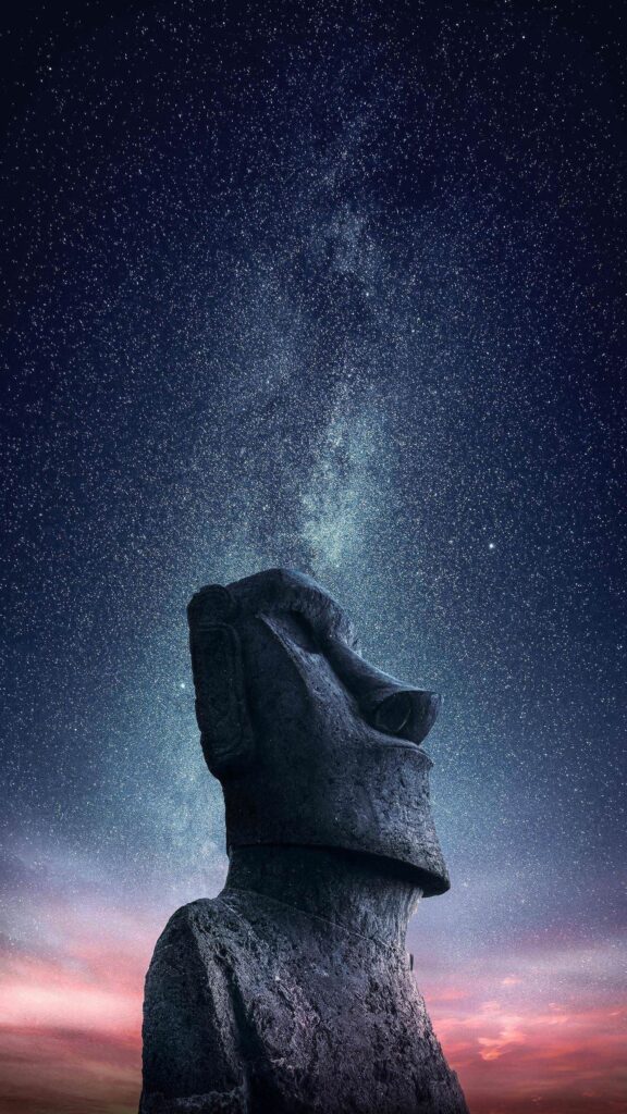 Wallpapers I made of the Easter Island photo