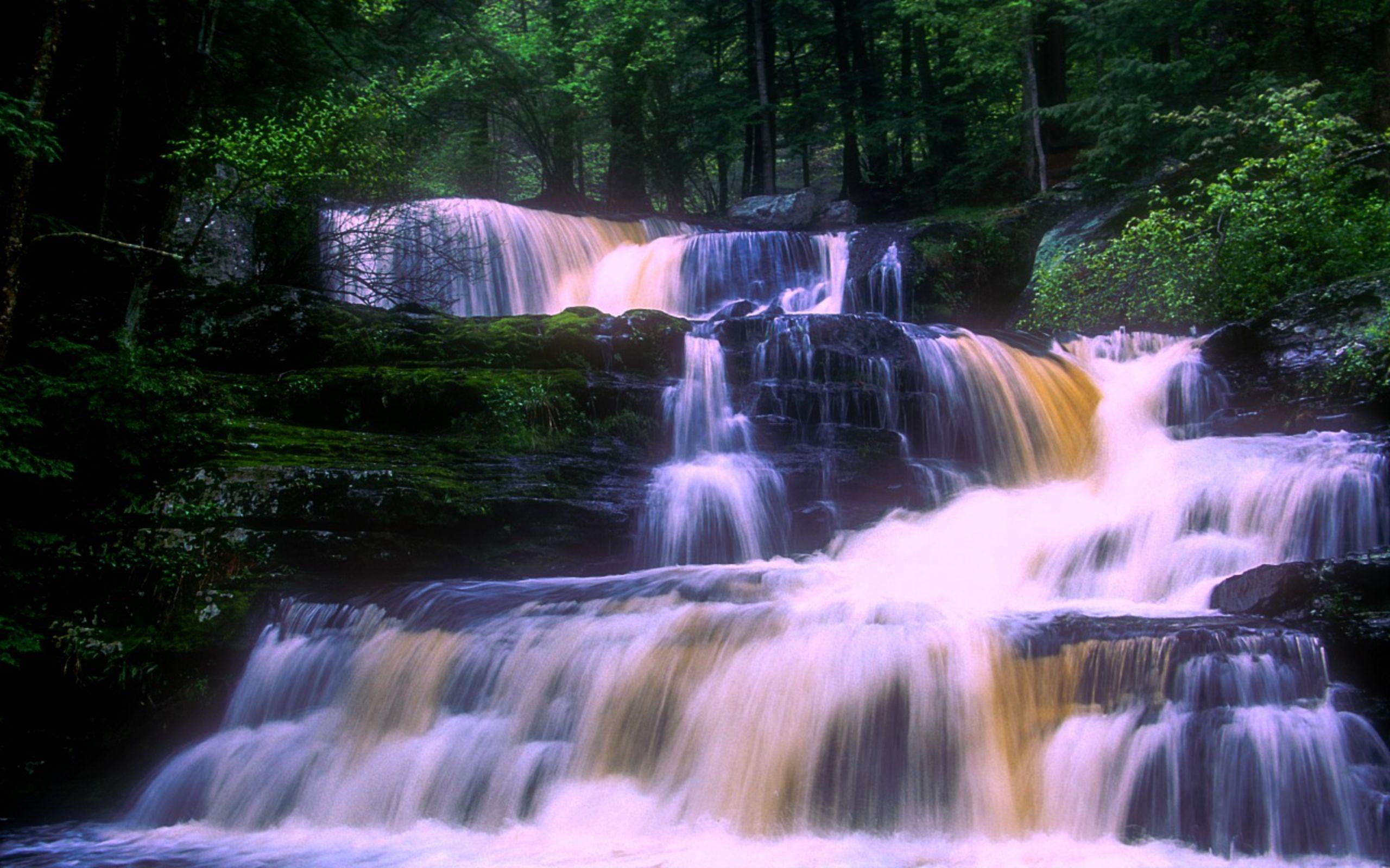 Waterfalls near delaware water gap PA