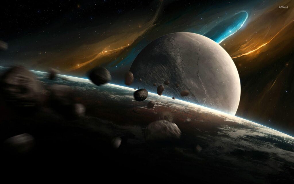 Planets and asteroids wallpapers
