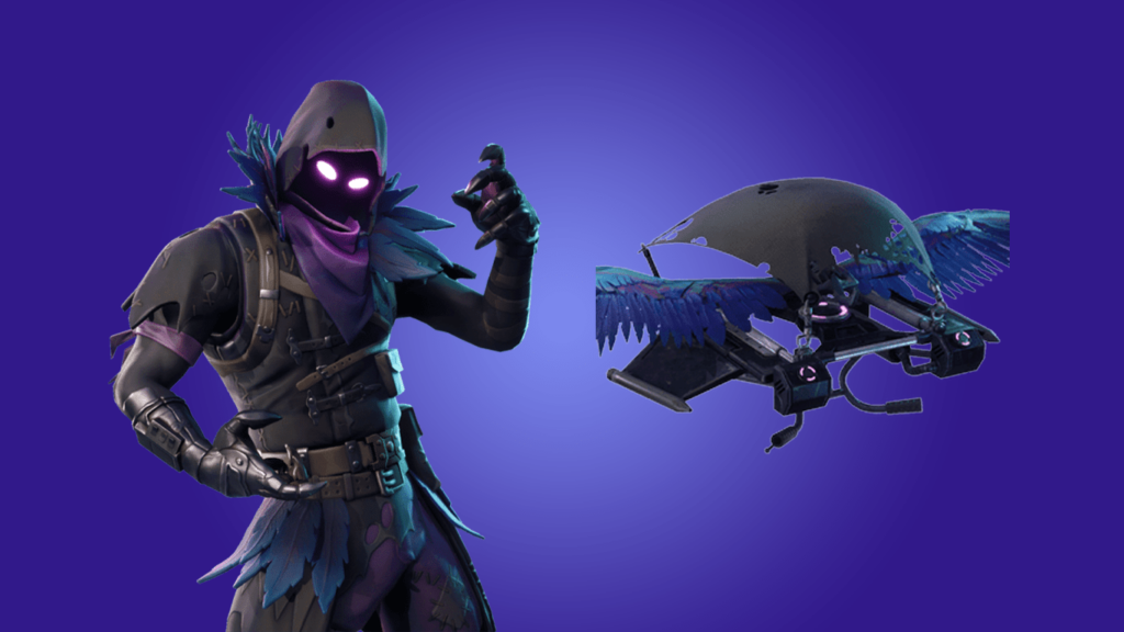 Coming Soon Raven Outfit and Feathered Flyer Glider