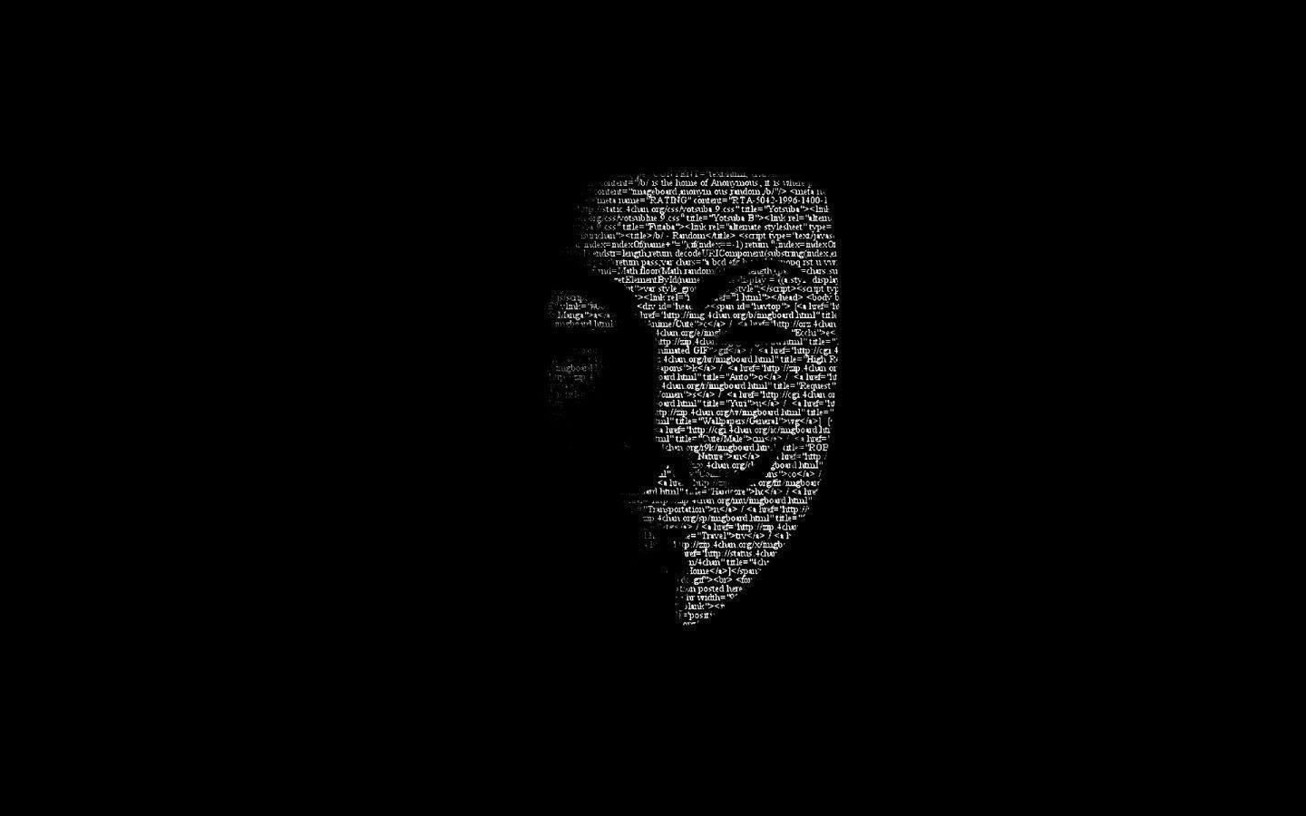 Guy Fawkes Mask Code desk 4K PC and Mac wallpapers