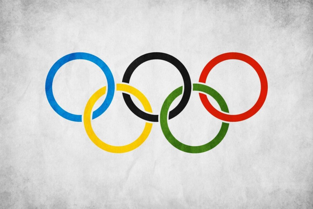 Olympic games flag rings 2K wallpapers