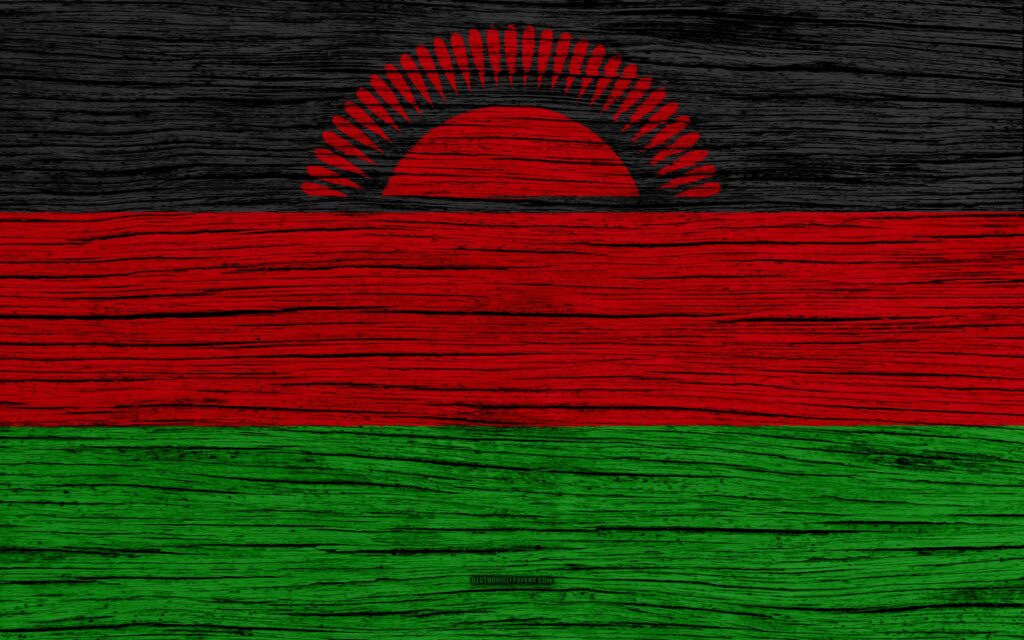 Download wallpapers Flag of Malawi, k, Africa, wooden texture
