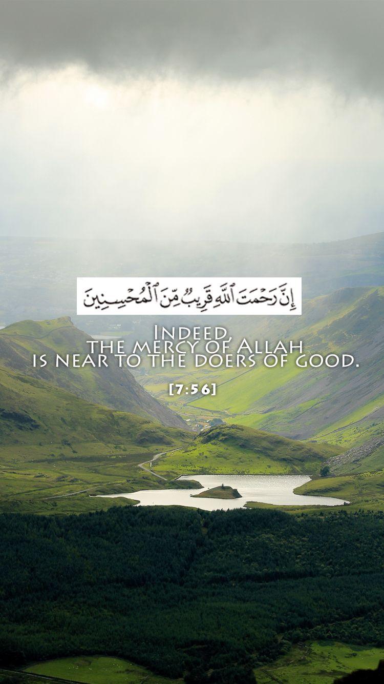 Indeed, the mercy of Allah is near to the doers of good quran