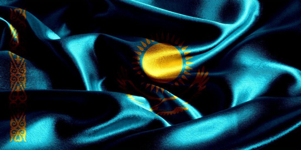 Flag Of Kazakhstan By SuperSayenZ by SuperSayenZ