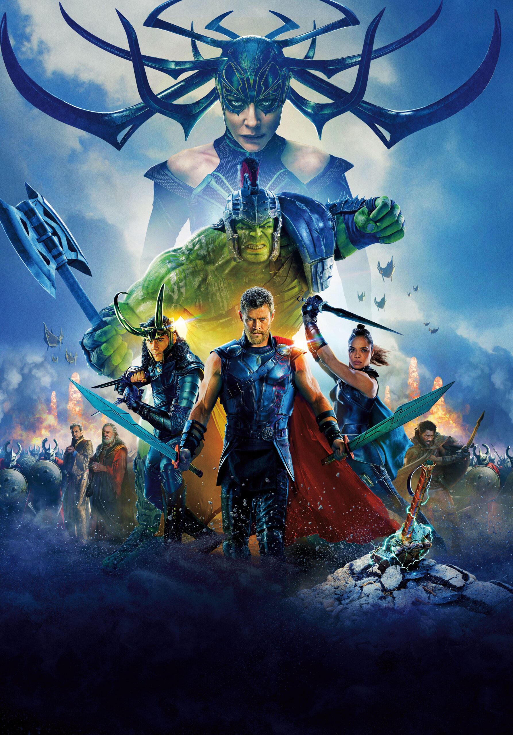 Marvel Thor Ragnarok movie poster 2K wallpapers