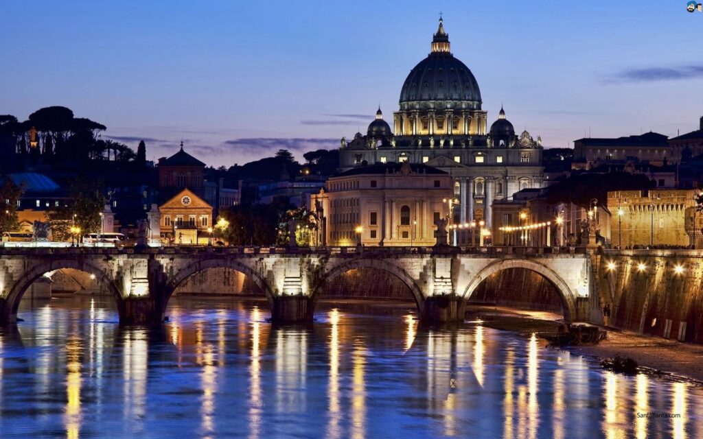 St Peter`s Basilica in Rome, Italy