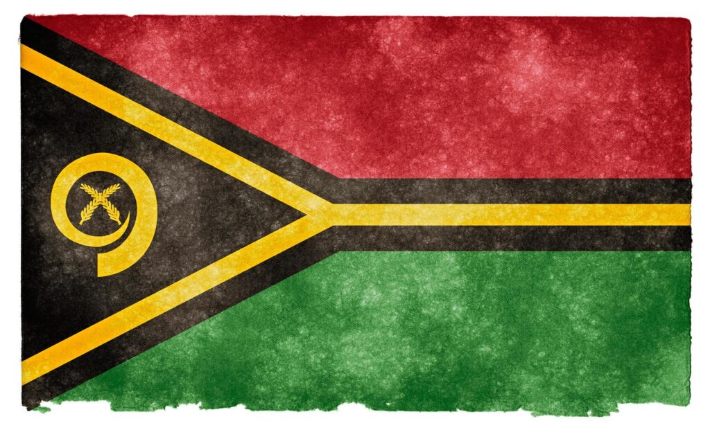 Free photo Vanuatu Grunge Flag